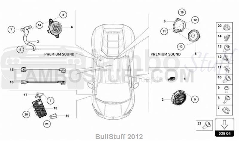 2016 Lamborghini HURACAN LP580-2 SPYDER USA RADIO UNIT (035.04.00)